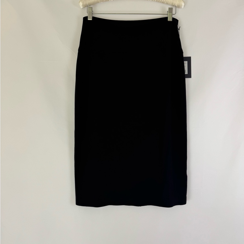 Norma Kamali Black Straight Skirt